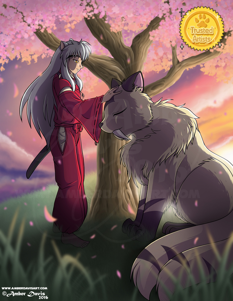 A Thankful InuYasha [Commission] by SonicSweeti