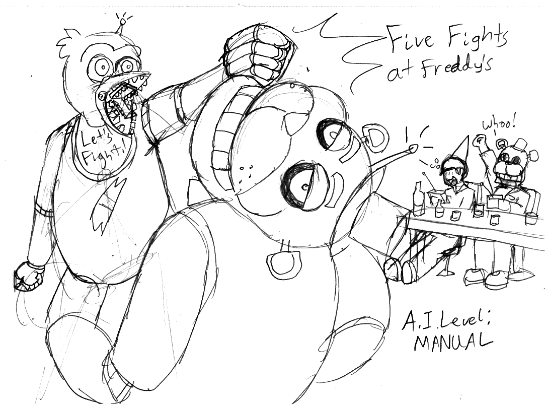 Five Nights at Freddy's - Five Fights at Freddy's