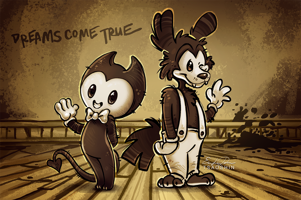 Boris from bendy and the ink machine by Ikanuka -- Fur Affinity