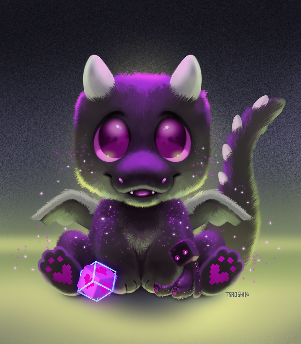 Cute ender dragon