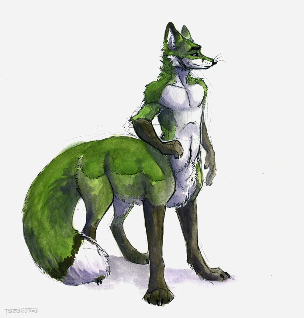 Furry Taur Fox. Taur фурри.