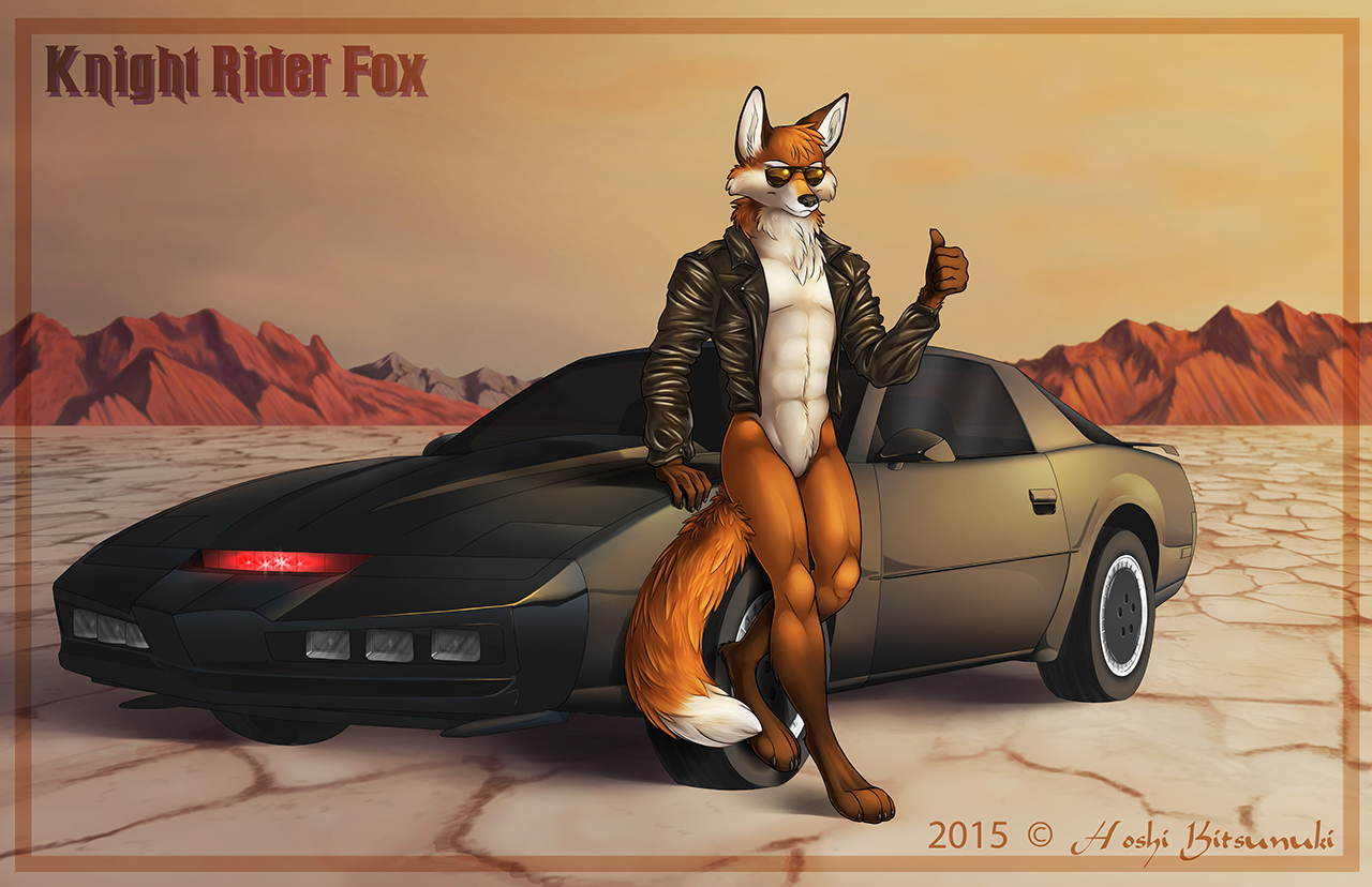 Commission: ~ Knight Rider Fox ~ by TsukiKitsuneTanuki -- Fur Affinity  [dot] net