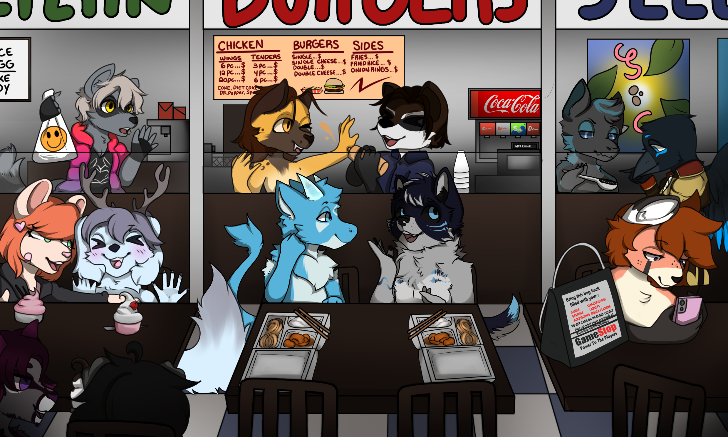 Food Court YCH Completed <3