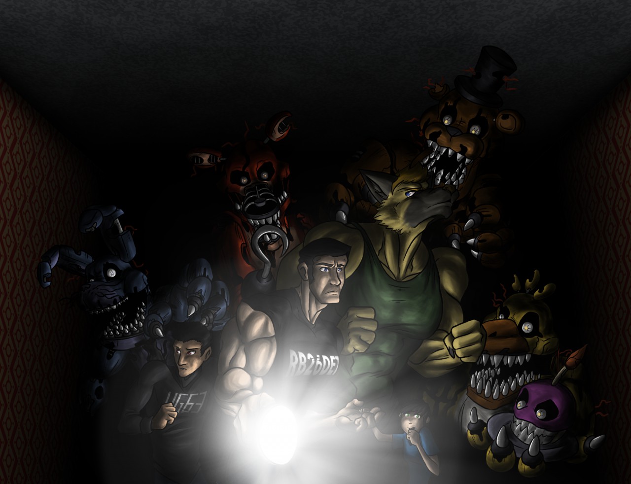 WHO is NIGHTMARE in FNAF 4?  FNAF 4 NIGHTMARE ANIMATRONIC Story