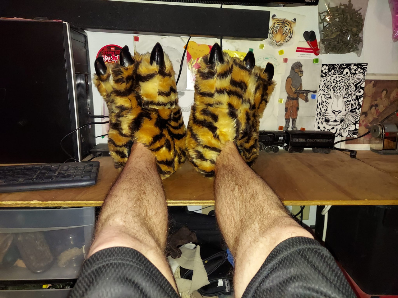 Tiger Slippers For The Whole Family – Knitting Pattern – Spirit of the West  Designs