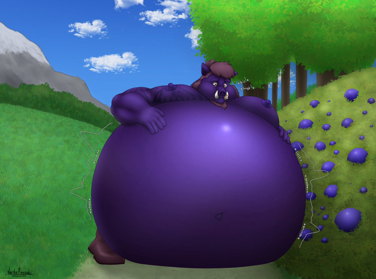 Slug Blueberry Inflation 3 — Weasyl