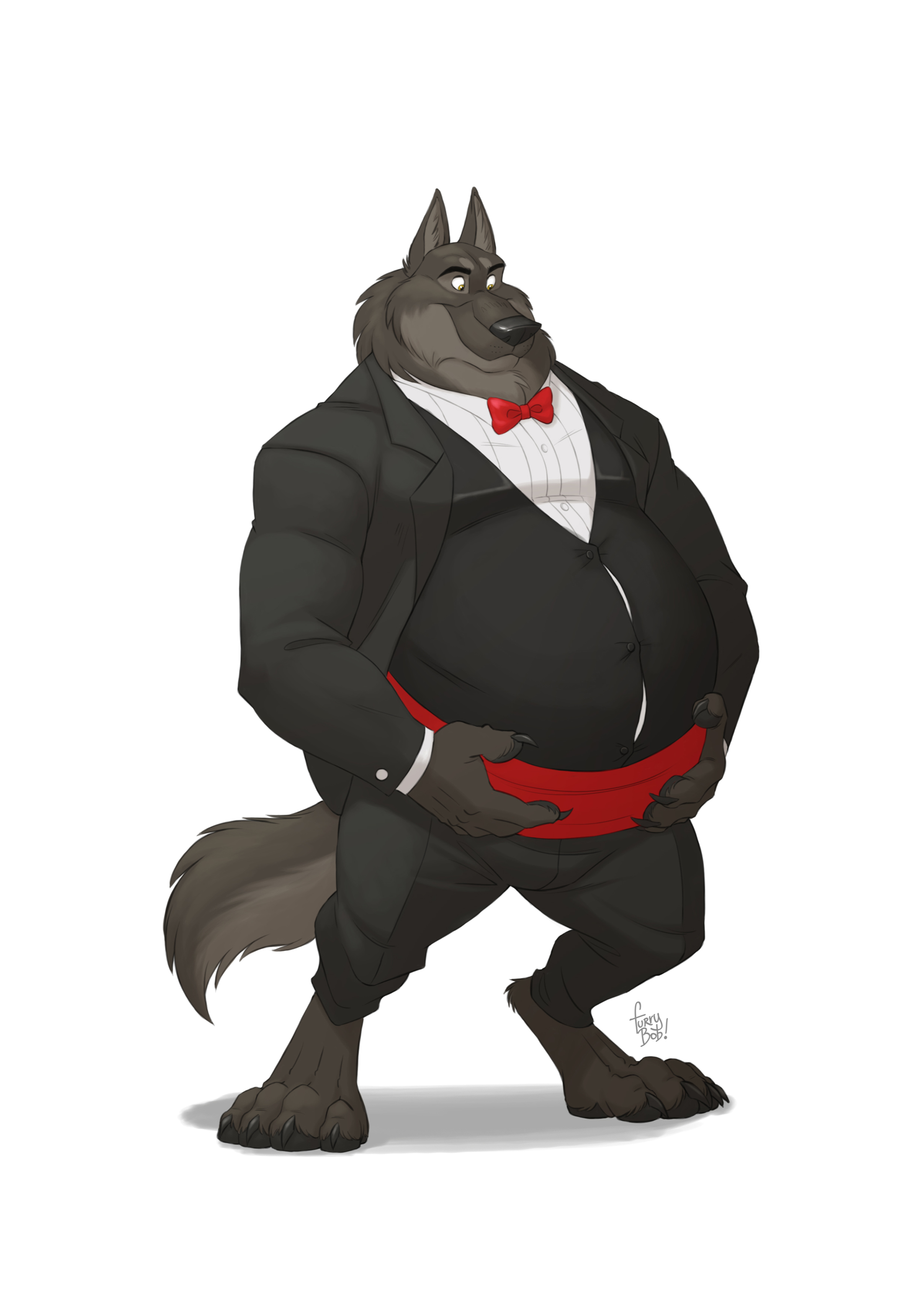Fat furry Wolf