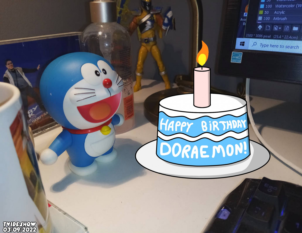 Doraemon's Surprise Birthday Cake! by TVideshow -- Fur Affinity [dot] net