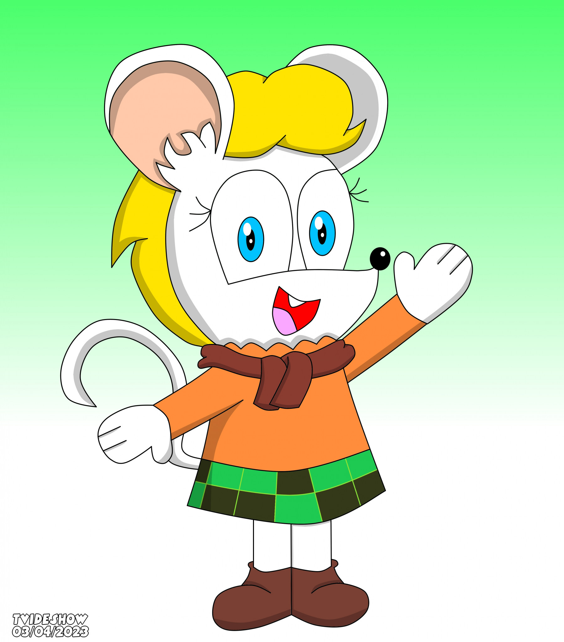 tiny Ashley, Ashley Graham as A Mouse (Moushly / Moushley)
