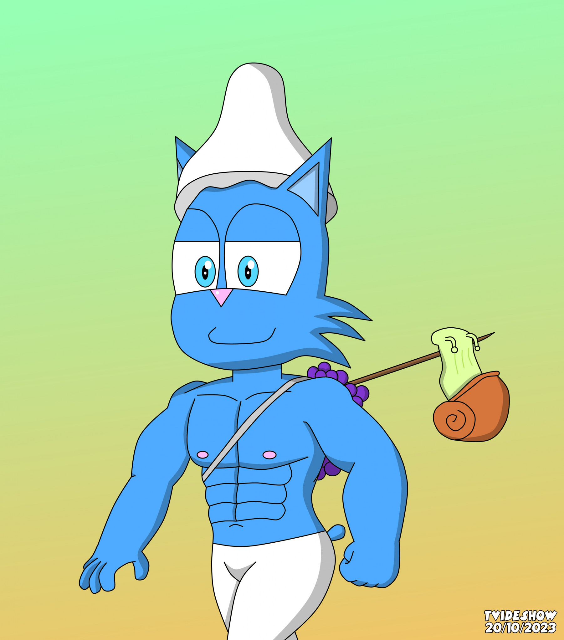 Smurf cat