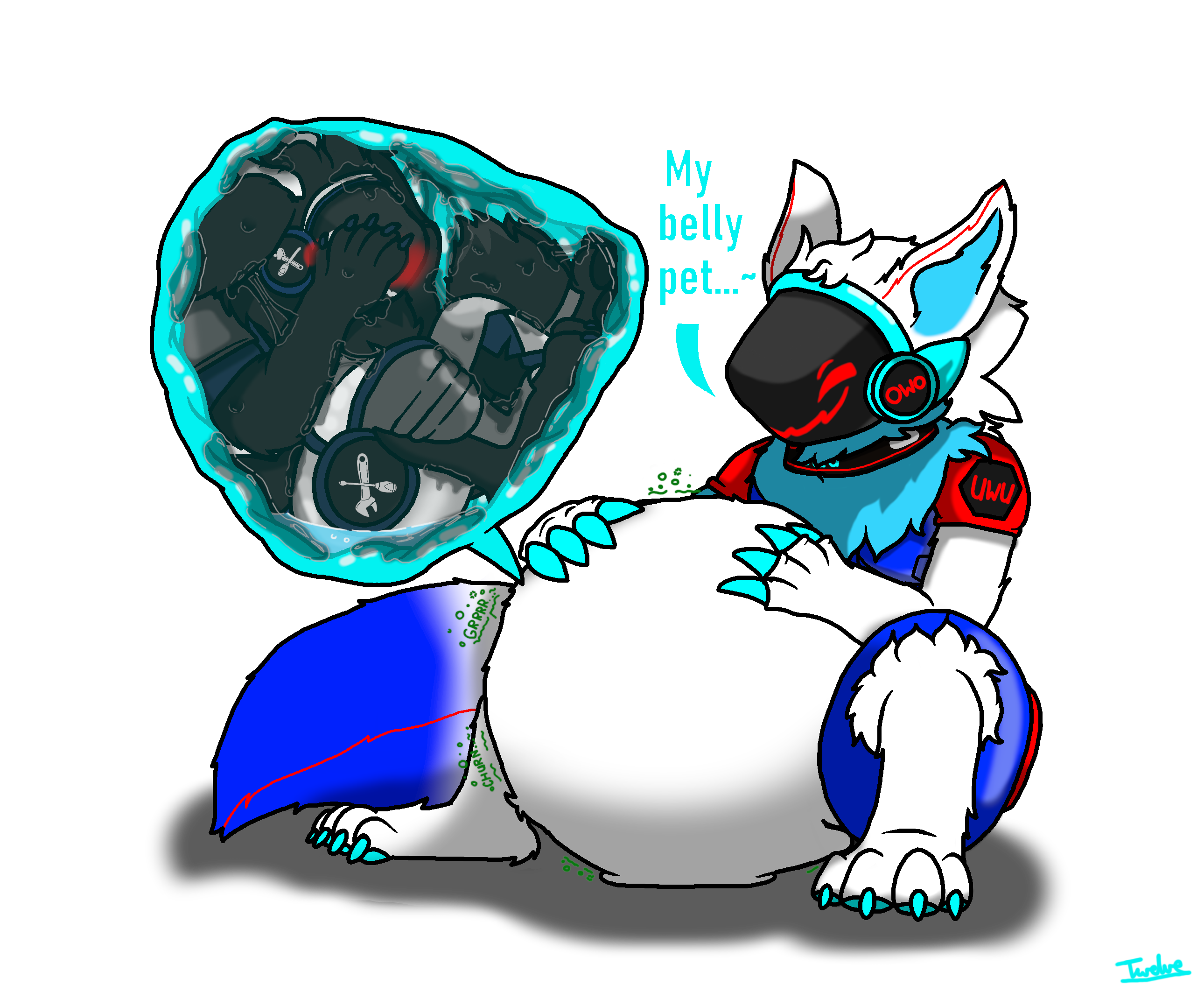 Belly pet vore