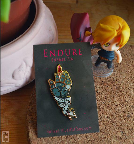 Fullmetal Alchemist Brotherhood Edward Elric Enamel Pin Brooch