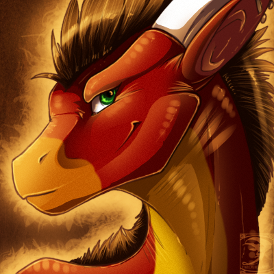 cool fire dragon