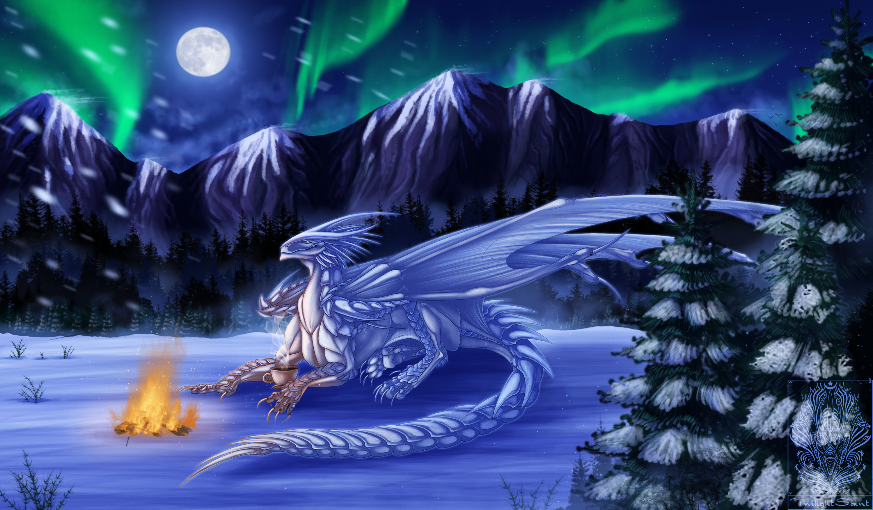Снежный дракон викингов