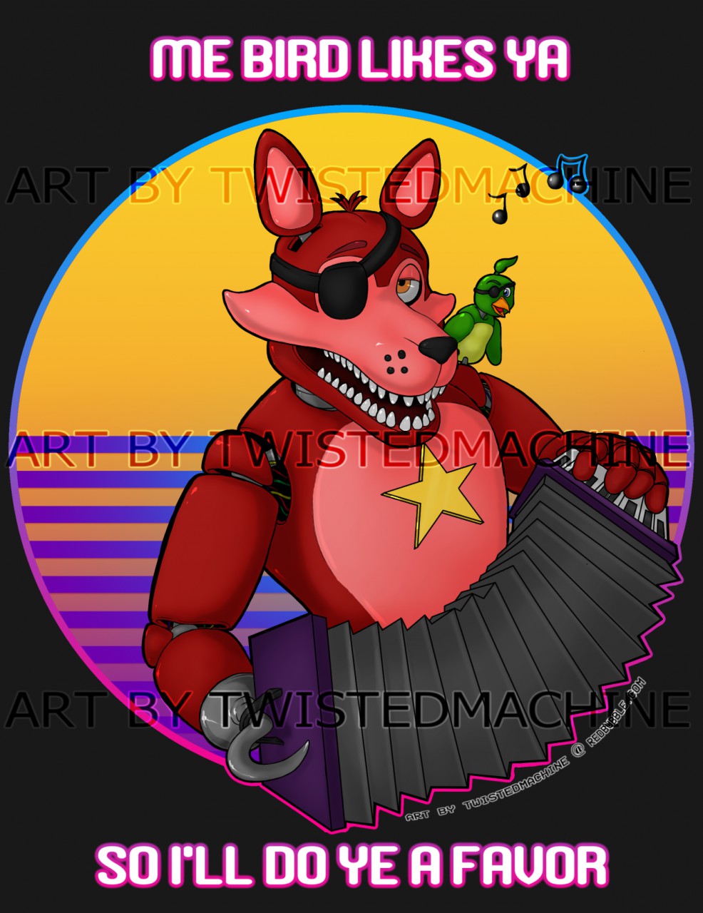 Retro -- TwistedMachine by Affinity Foxy net V1 Fur RB] Rockstar [dot]