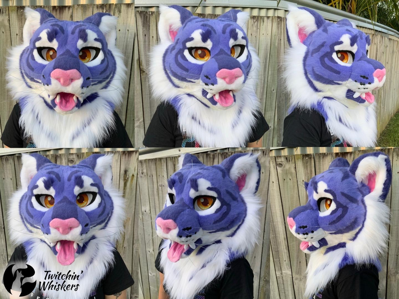 Kloofsuits - Big Cat Foam Fursuit Head Base Template - ON