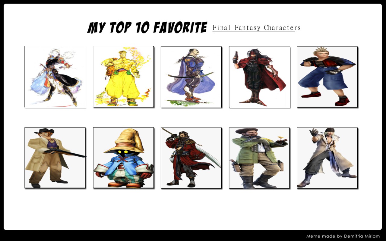 Top 10 Final Fantasy Characters