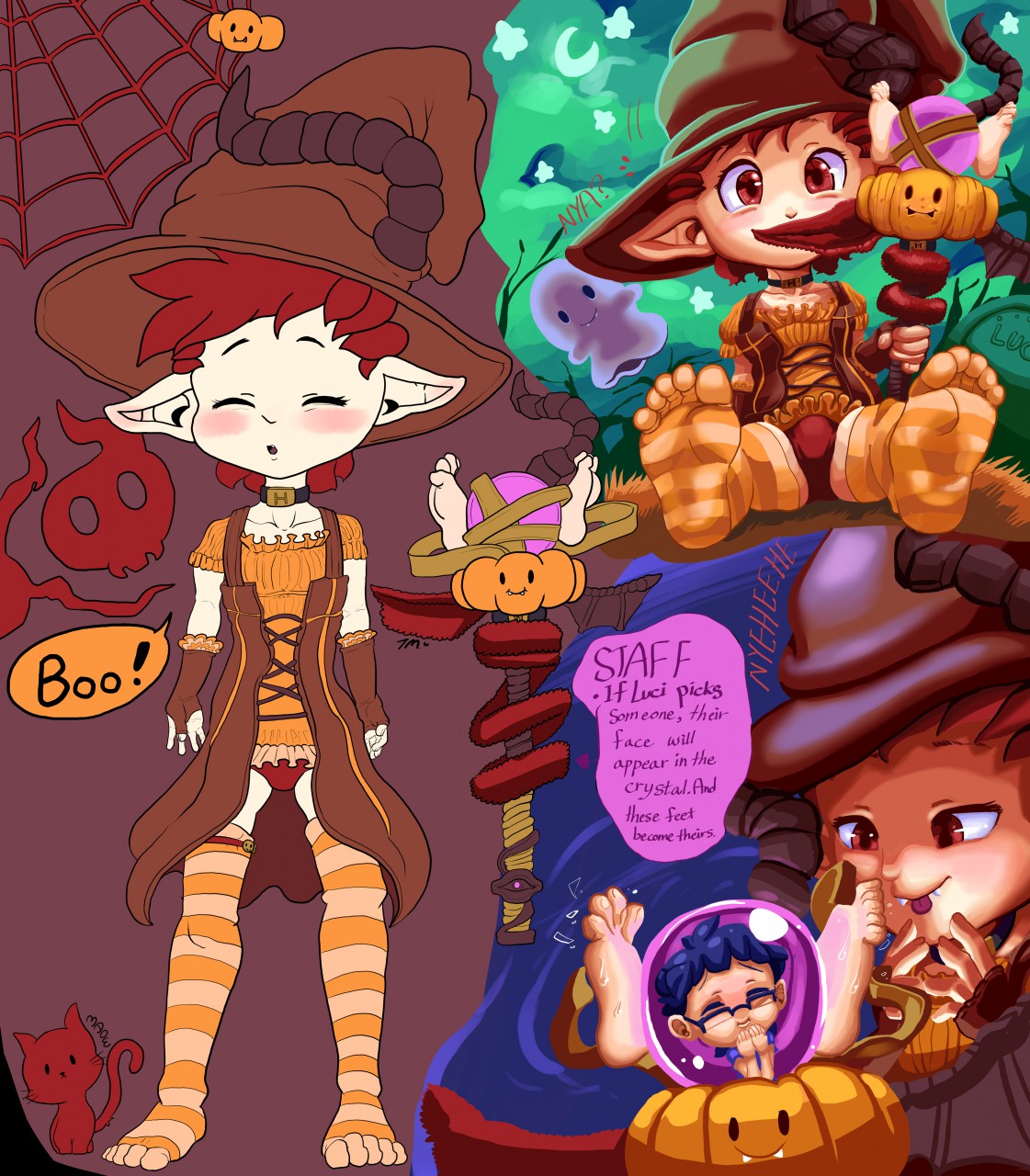 Witch Luci is ready for Halloween! 