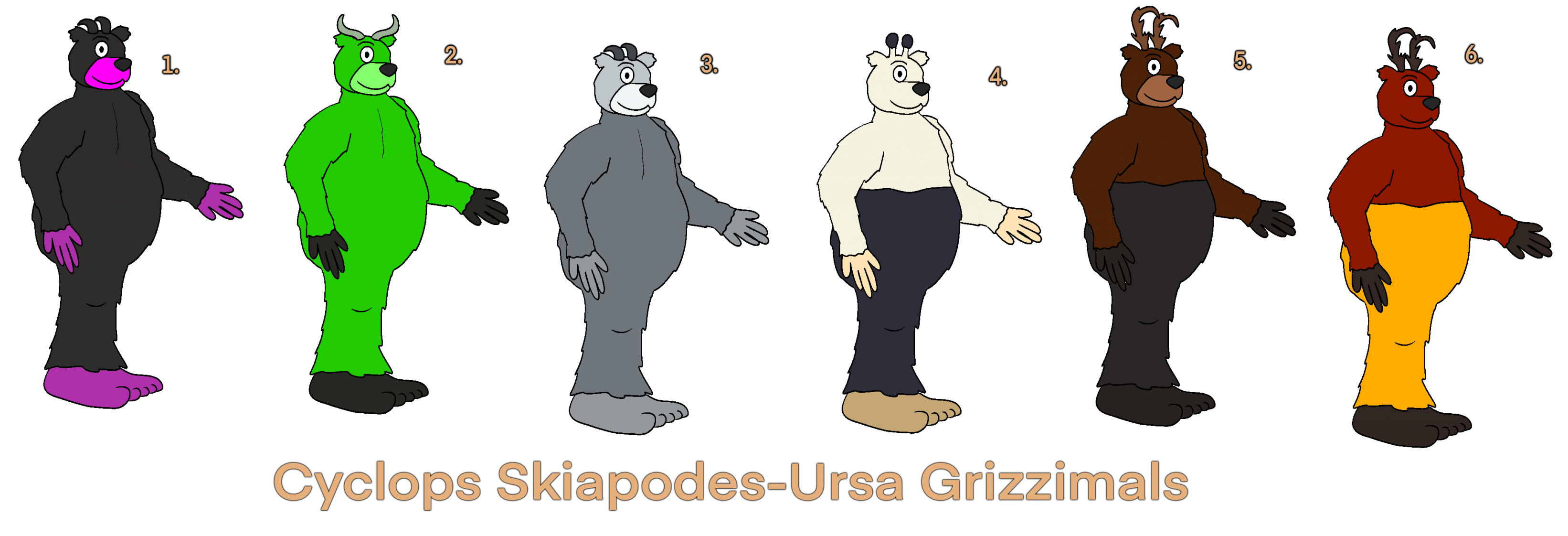 Cyclops Skiapode-Ursa Grizzimals