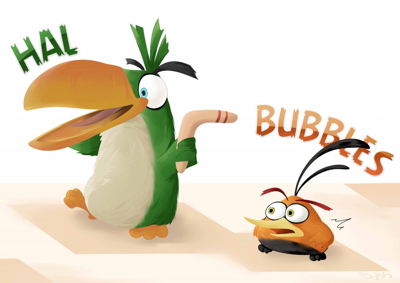 The Angry Birds Movie - Hal and Bubbles 