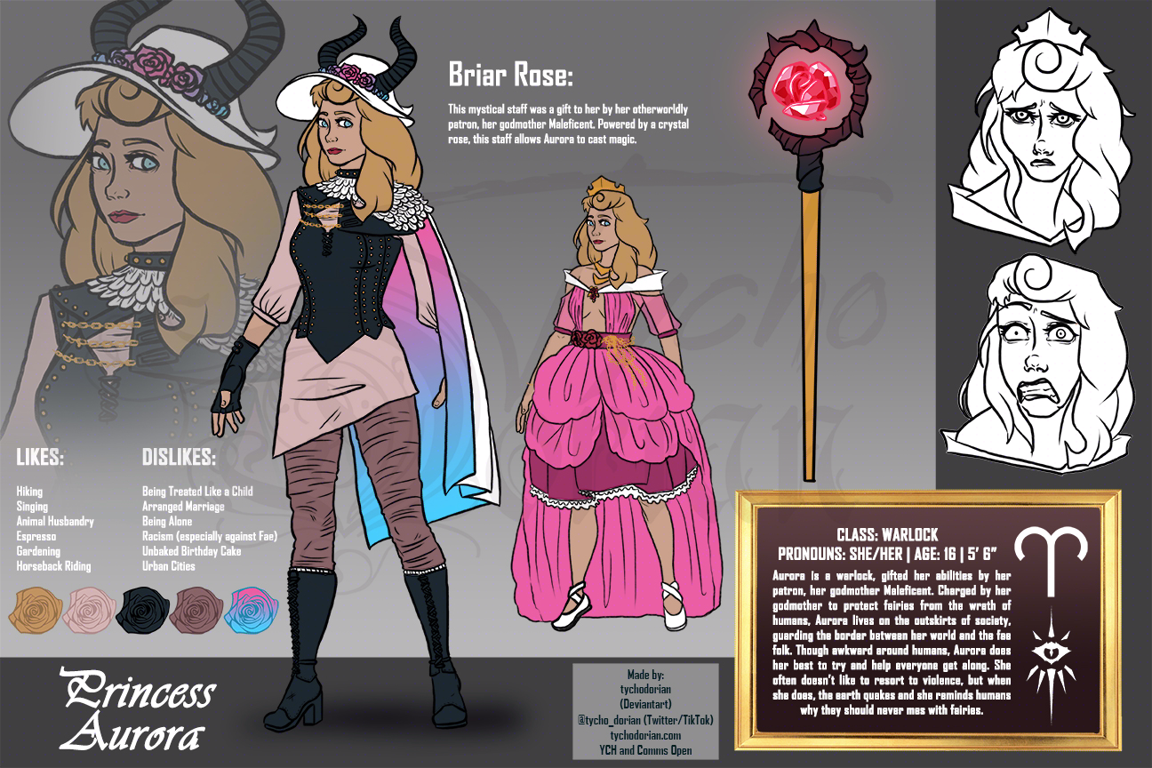 Princess Aurora - Disney D&D by tychodorian -- Fur Affinity [dot] net