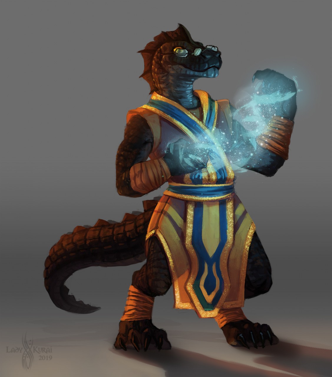 Lizardfolk Cleric By Tygre13 Fur Affinity Dot Net