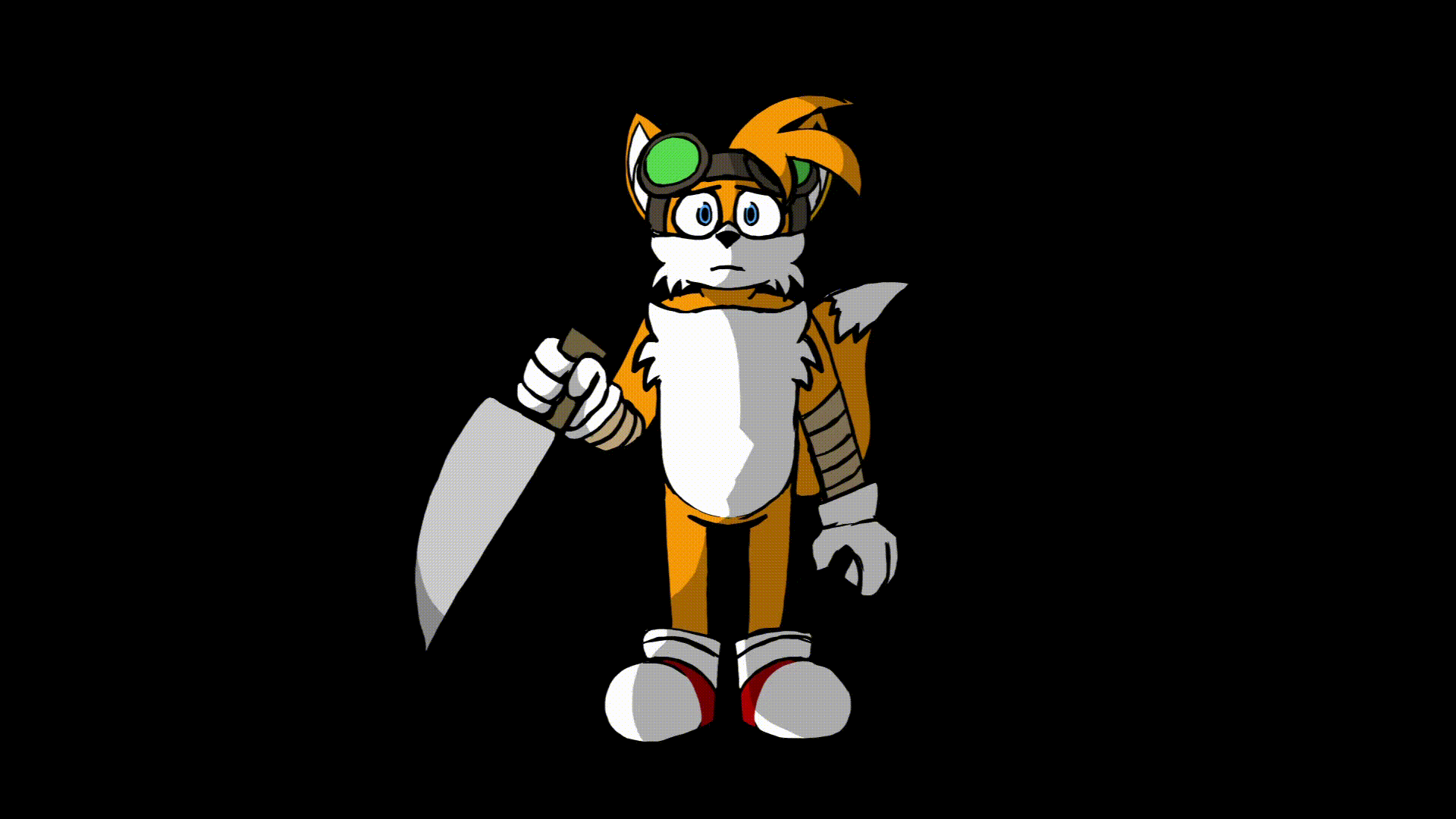 When Tails saved sonic from starved eggman /Friday Night Funkin' Animation  