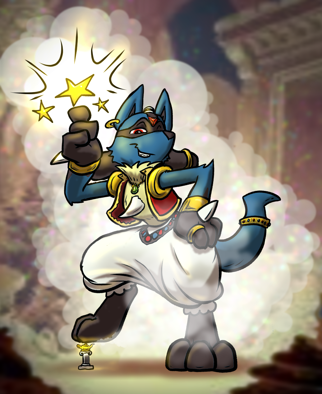 Shiny Lucario by Tyrnn -- Fur Affinity [dot] net