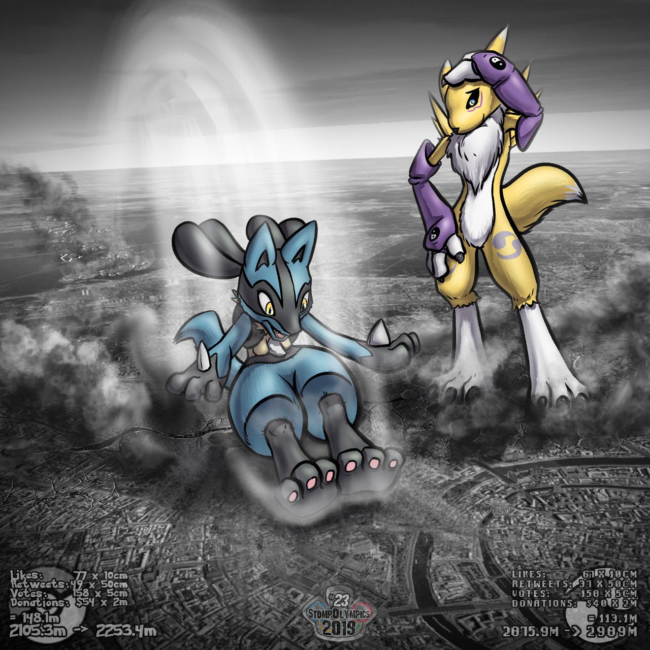 Lucario Fun Run by Tyrnn -- Fur Affinity [dot] net