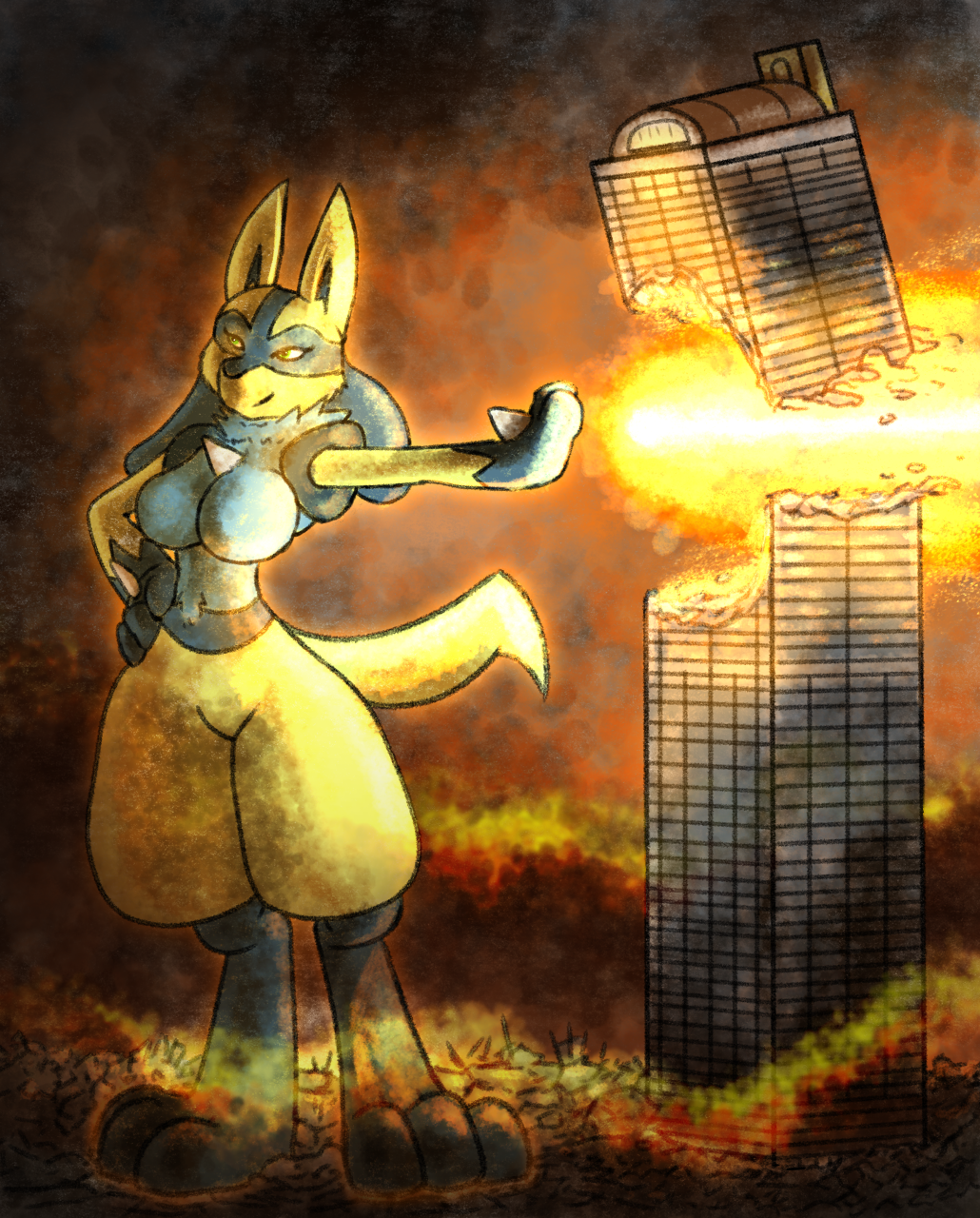 Shiny Lucario by Tyrnn -- Fur Affinity [dot] net