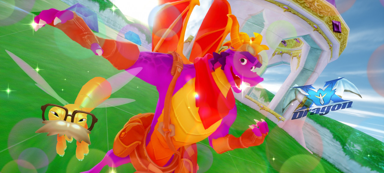 MMD)Spyro Adult and Sparx update v1 DL by tysondragon -- Fur
