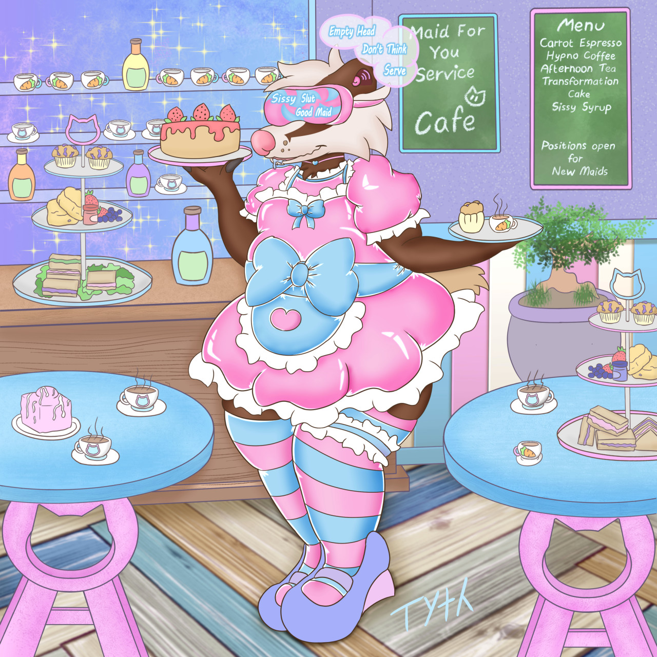 Hypno Maid Cafe by TythBunny -- Fur Affinity [dot] net