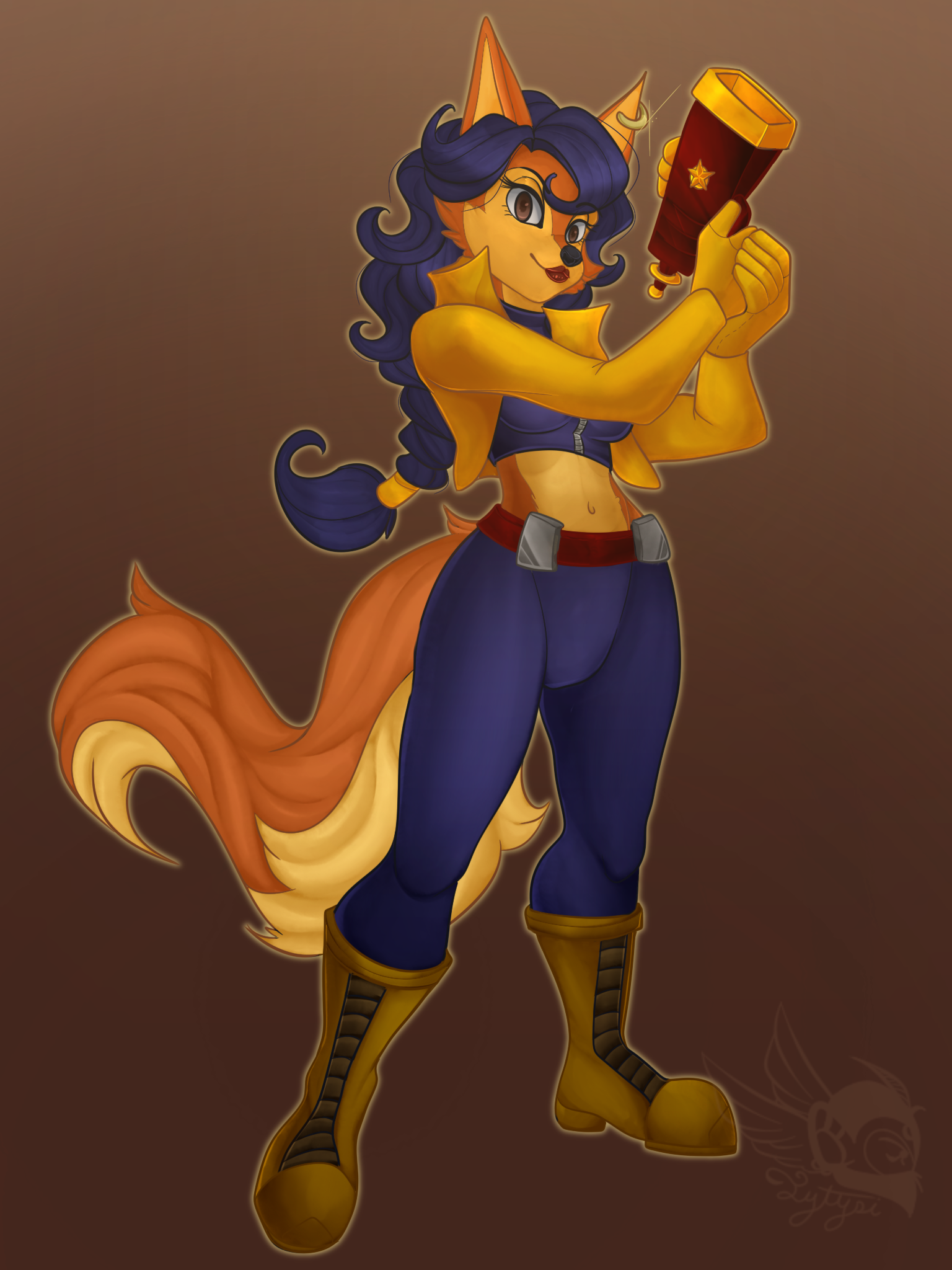 Carmelita Fox by Tytysi -- Fur Affinity [dot] net