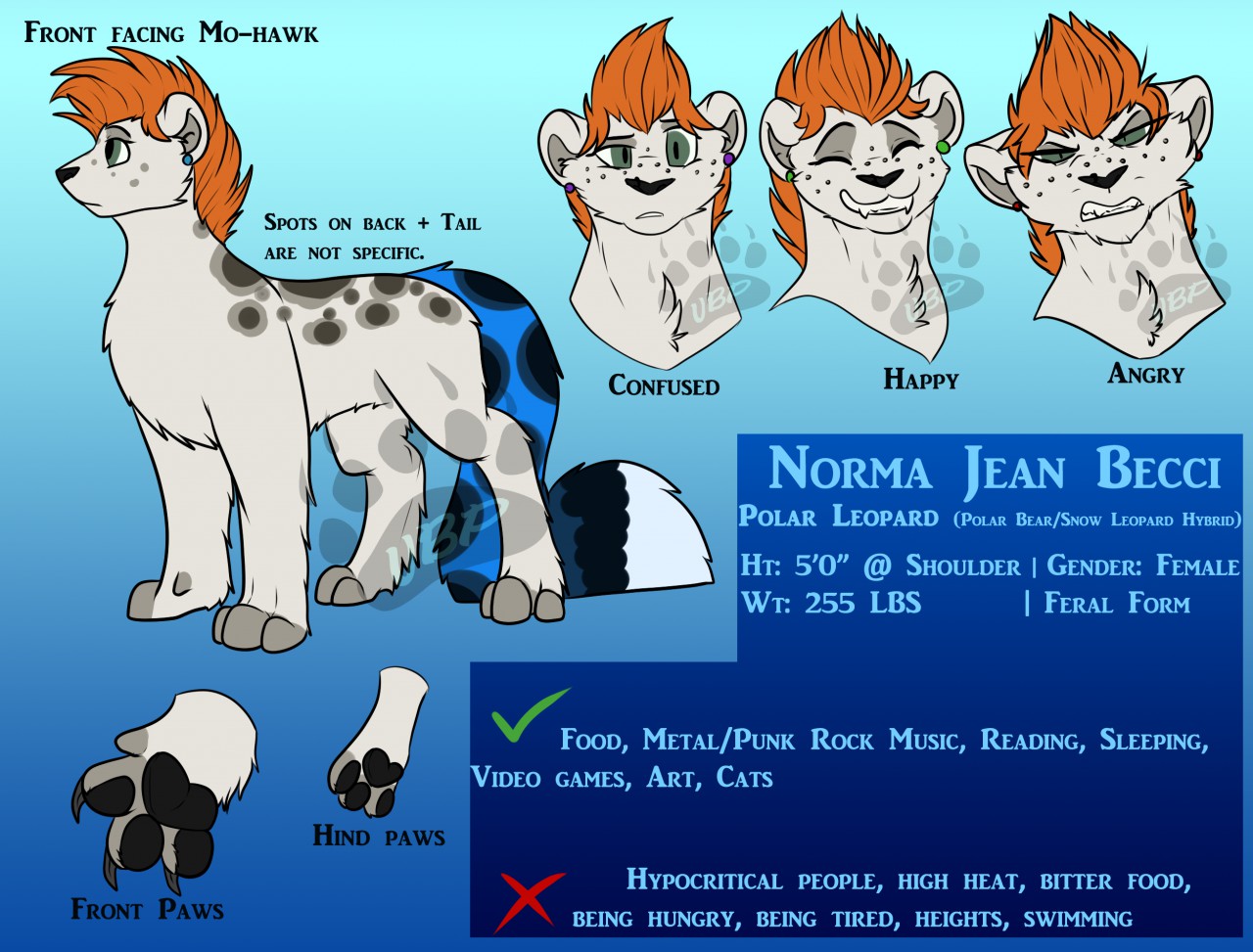 Ref- Feral Norma By U-B-Productions -- Fur Affinity [Dot] Net