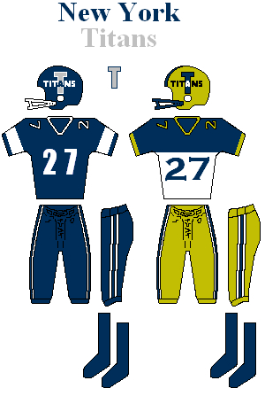 new york titans uniforms