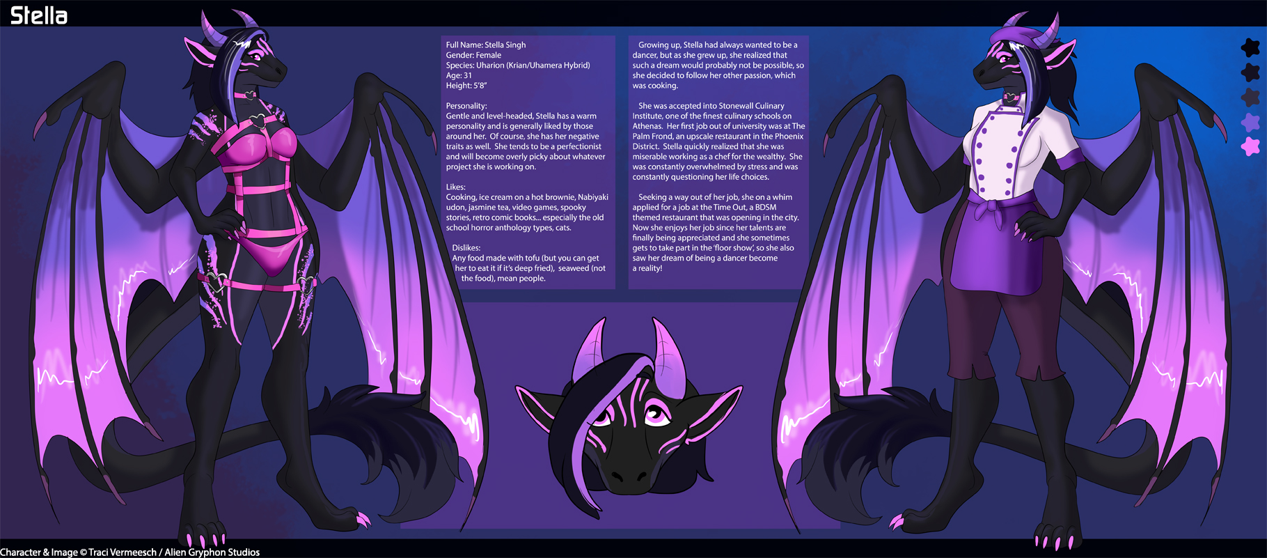 Personal] Stella - Simple Character Sheet by UlarioGryphon -- Fur Affinity  [dot] net