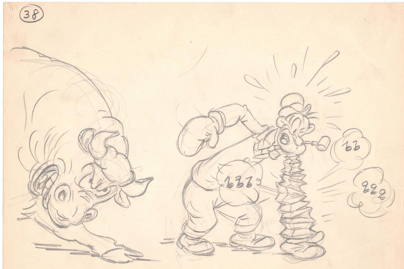 Popalong Popeye Storyboard Sketch 38 by ulrich -- Fur Affinity