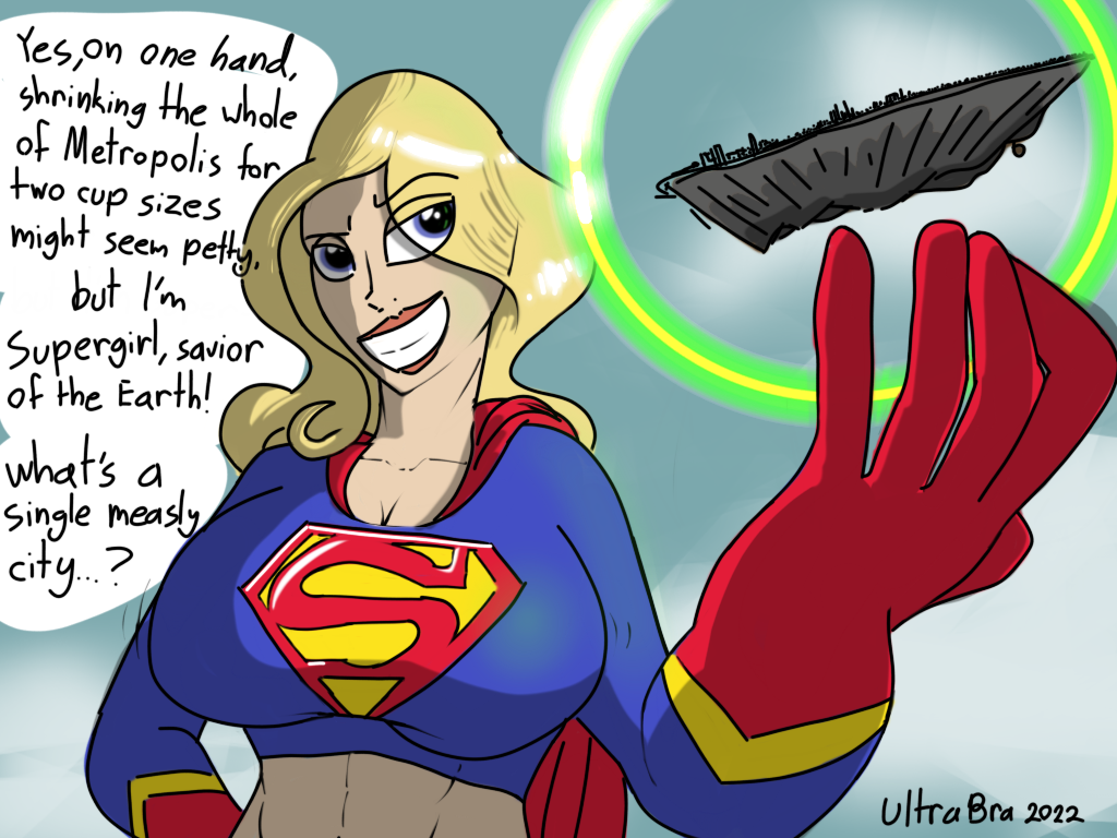 Supergirl shrinks Metropolis by Ultra_Bra -- Fur Affinity [dot] net