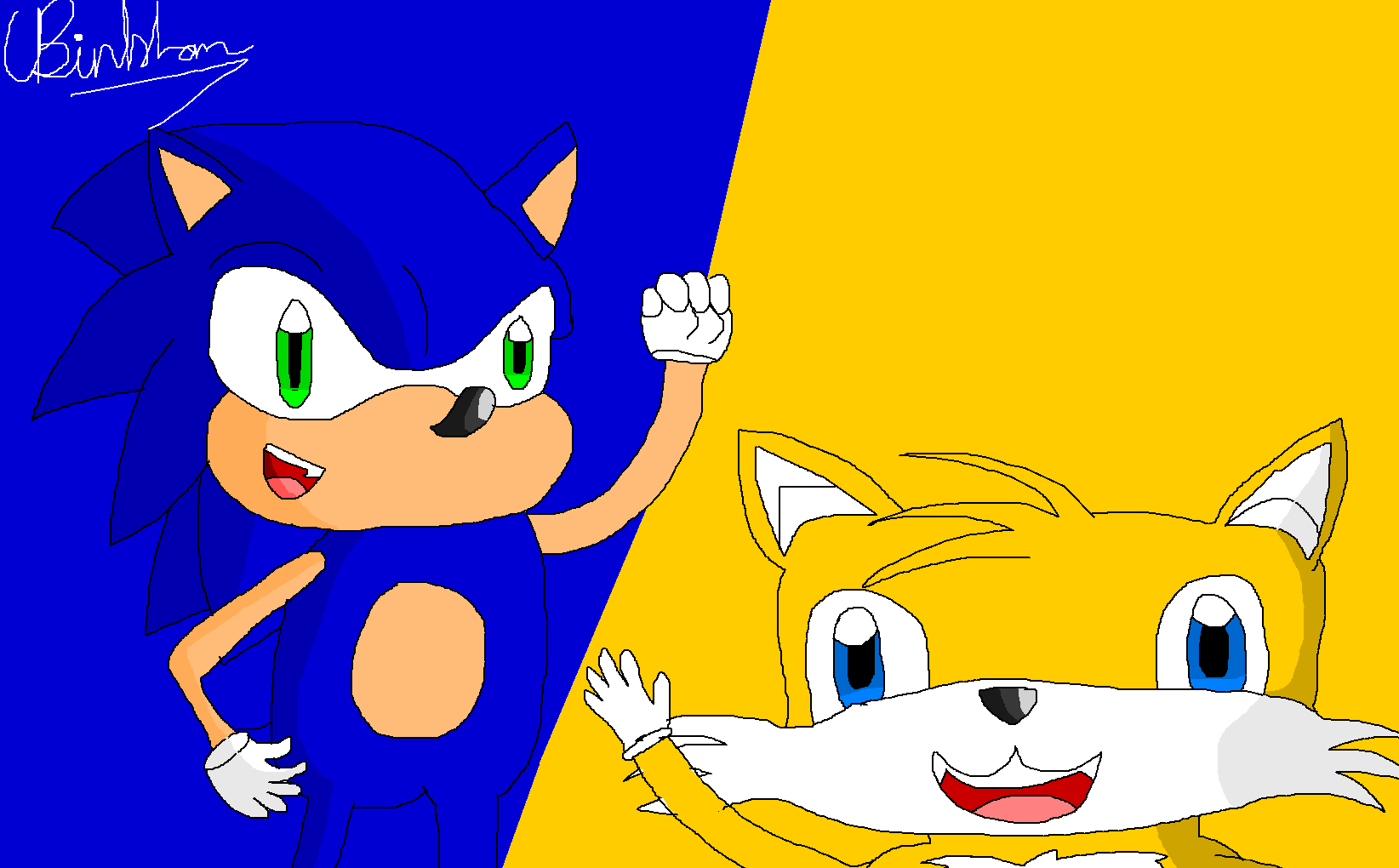 ⌚Sonic & Tails Fan Art⌚