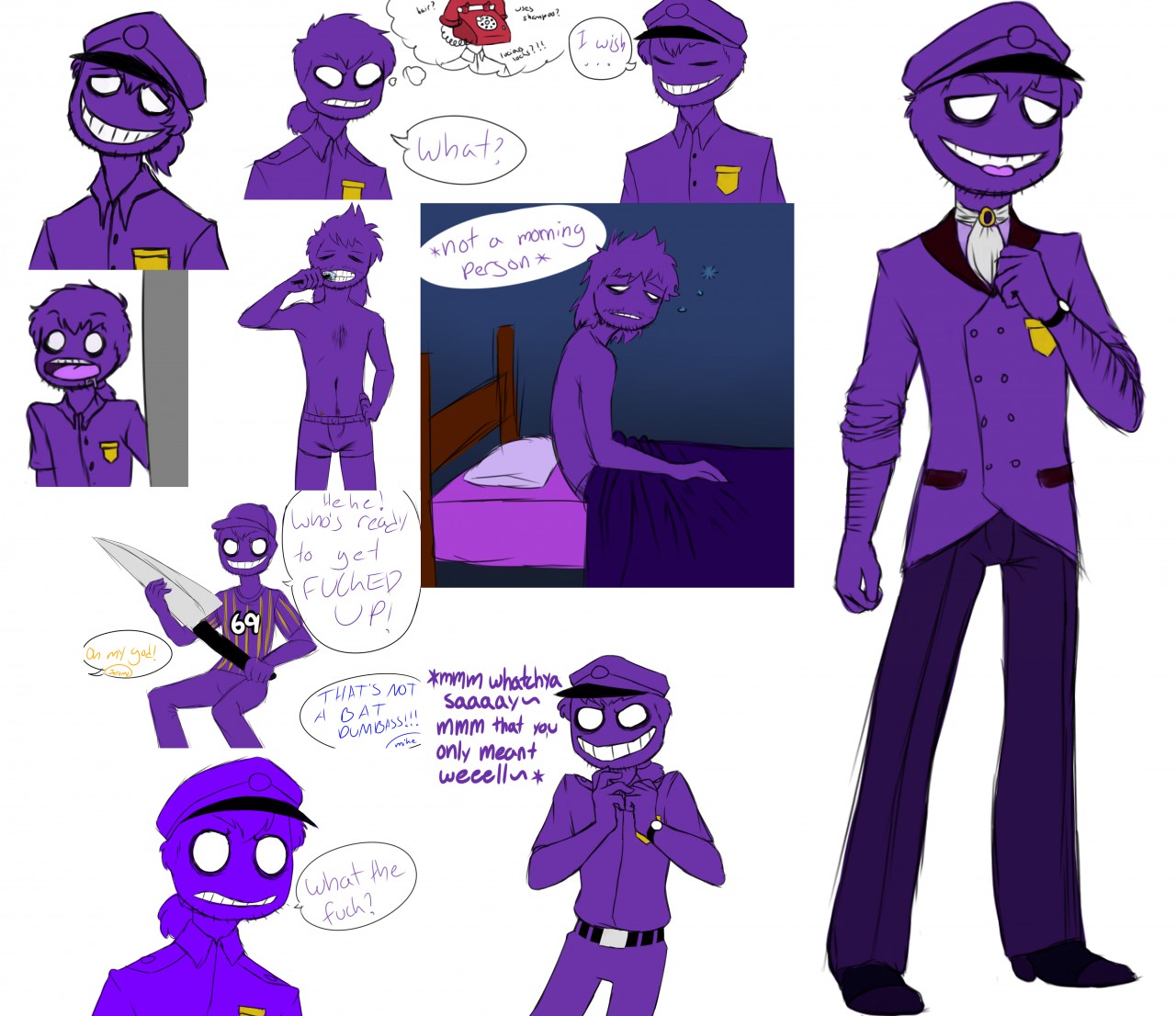 Purple Guy Compilation by Umbreeunix -- Fur Affinity [dot] net