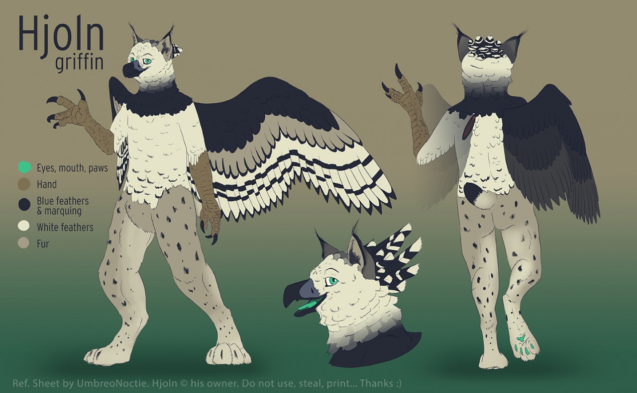 Hjoln the griffin by UmbreoNoctie -- Fur Affinity [dot] net