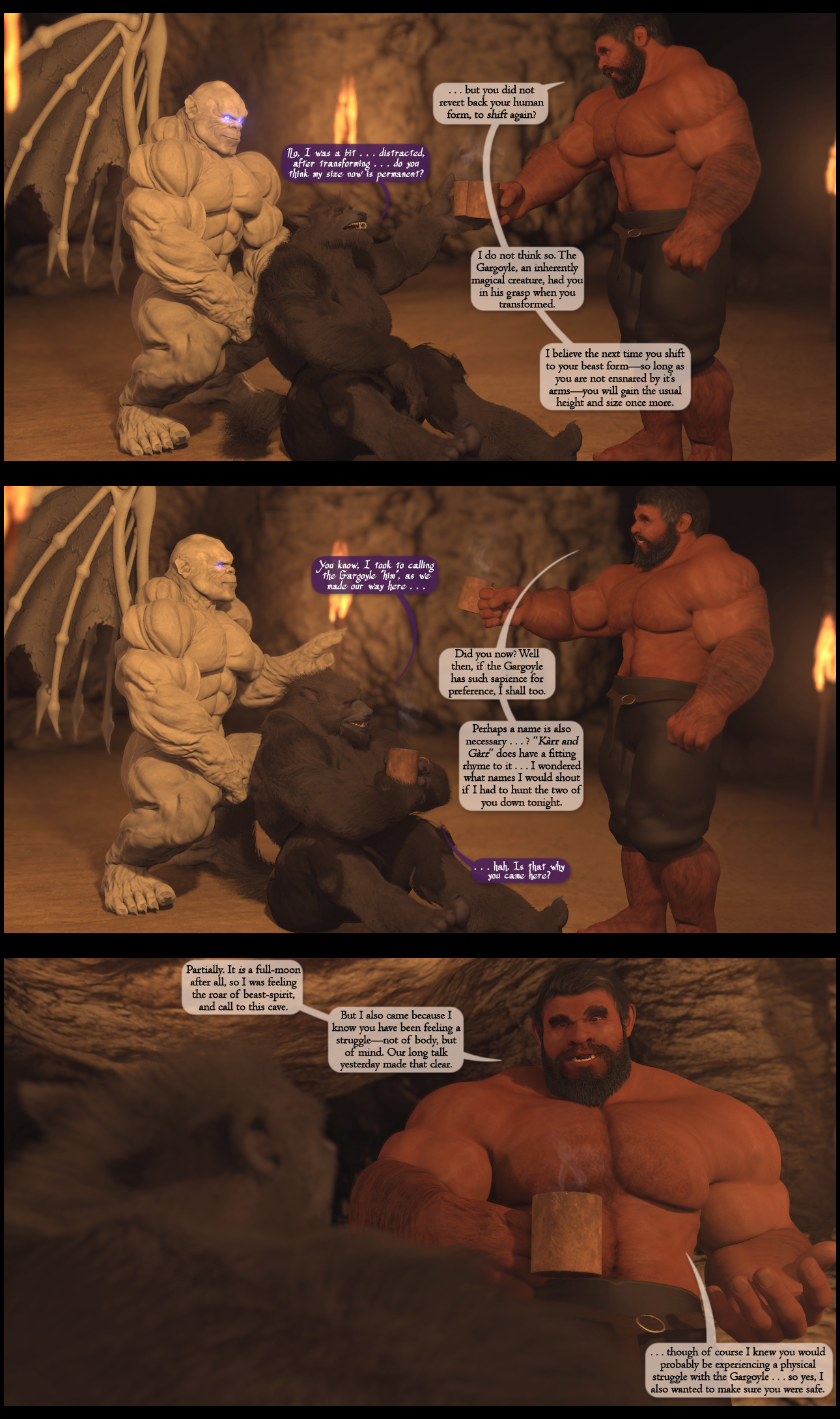 Gargoyle Reunion (Part 26) by UnderCoverBeast -- Fur Affinity [dot] net