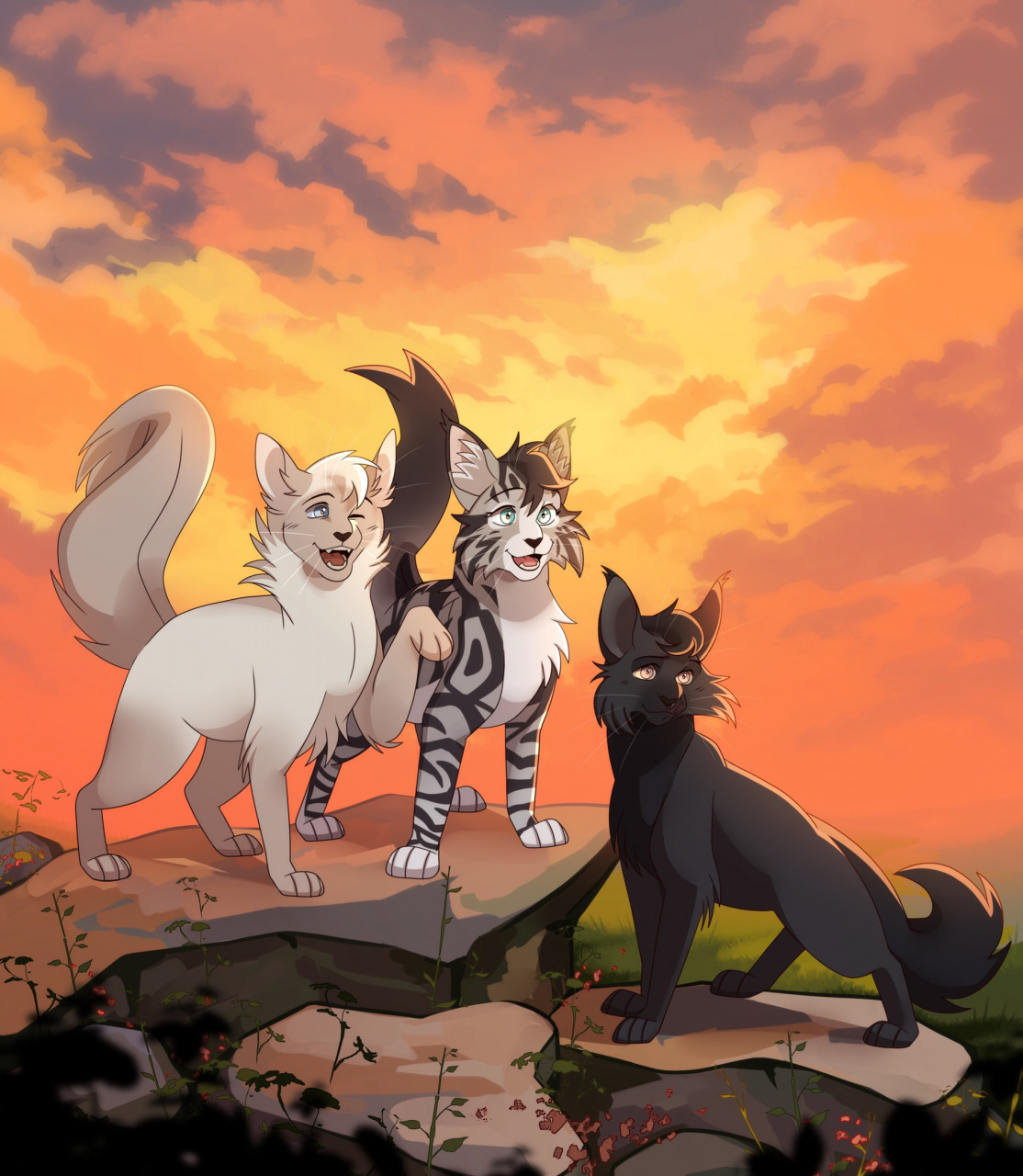 Contest submission: Warrior cats movie Poster by Nightbane.Wolf -- Fur  Affinity [dot] net