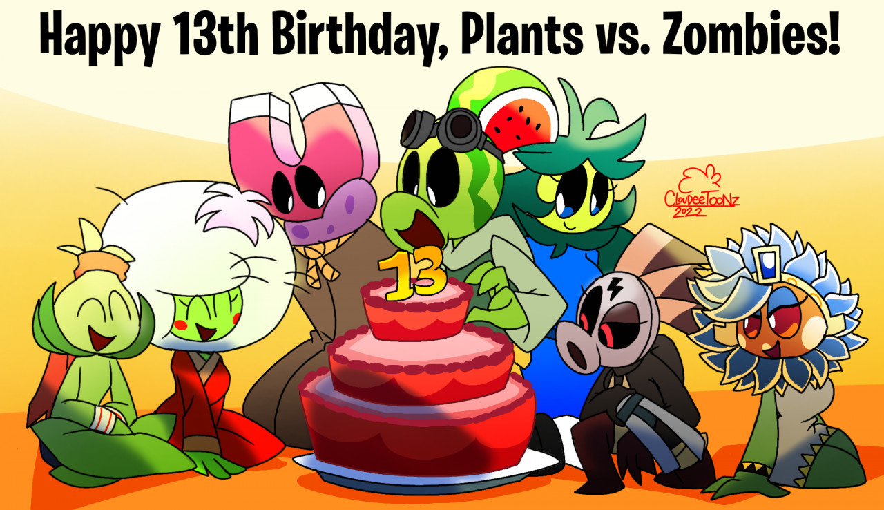 Flag Zombie on X: Happy Birthday Plants vs. Zombies! #pvz13