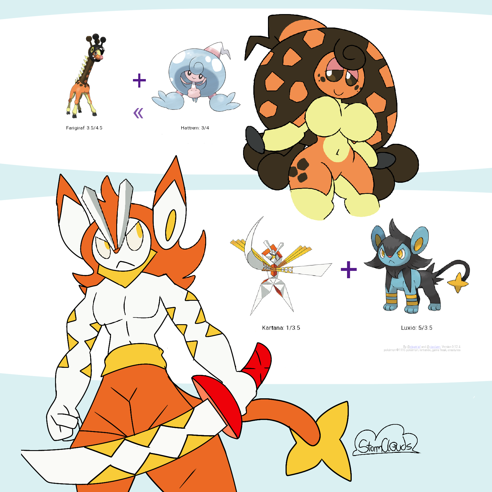 Pokefusion Draws by Unfortu-Nate -- Fur Affinity [dot] net