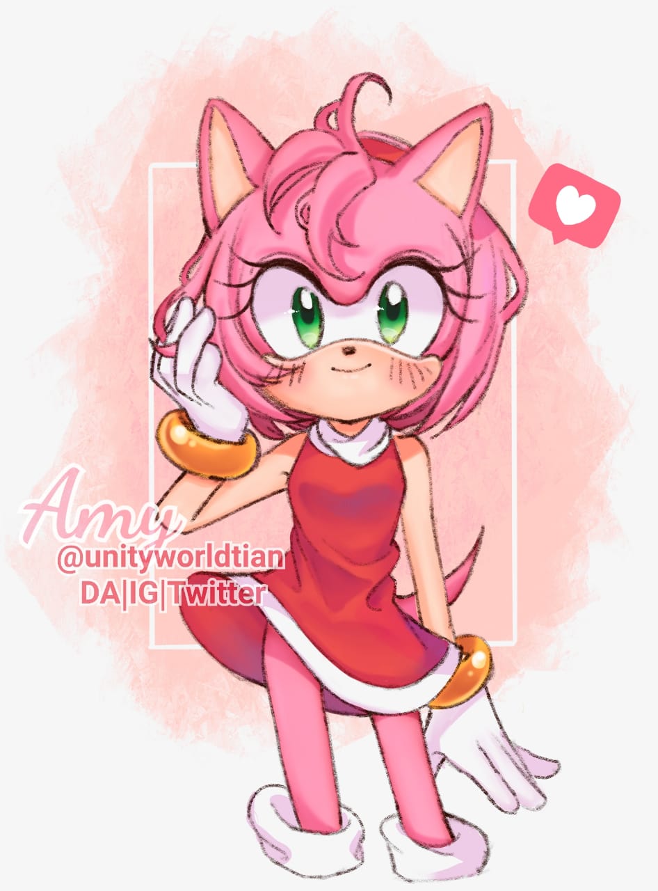 Amy Rose by unityworldtian -- Fur Affinity [dot] net