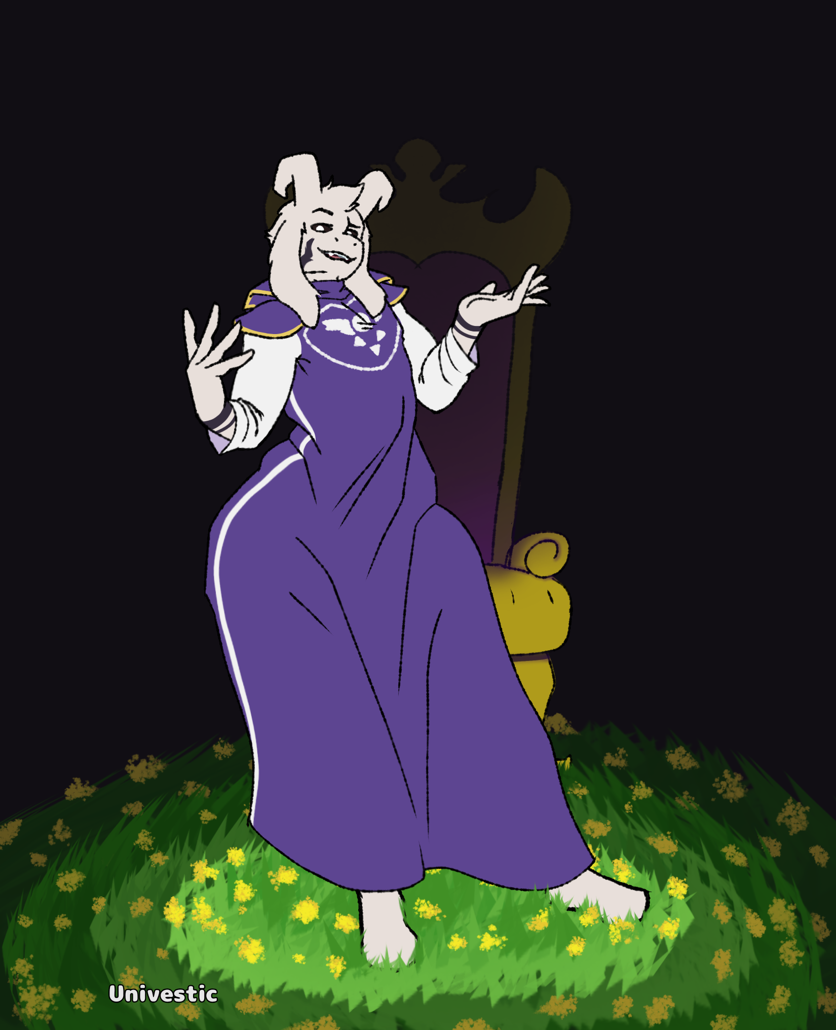 Asriel Dreemurr by Univestic -- Fur Affinity [dot] net