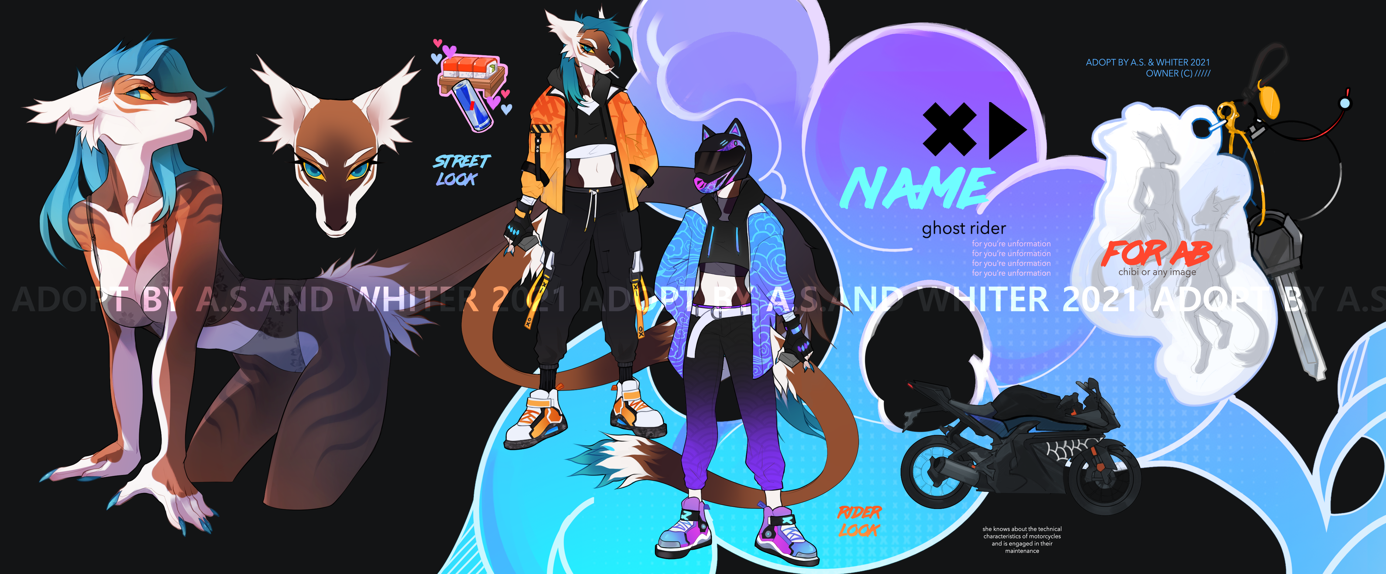 Adopt for sale | GHOST RIDER by UNKNOWHITER -- Fur Affinity [dot] net