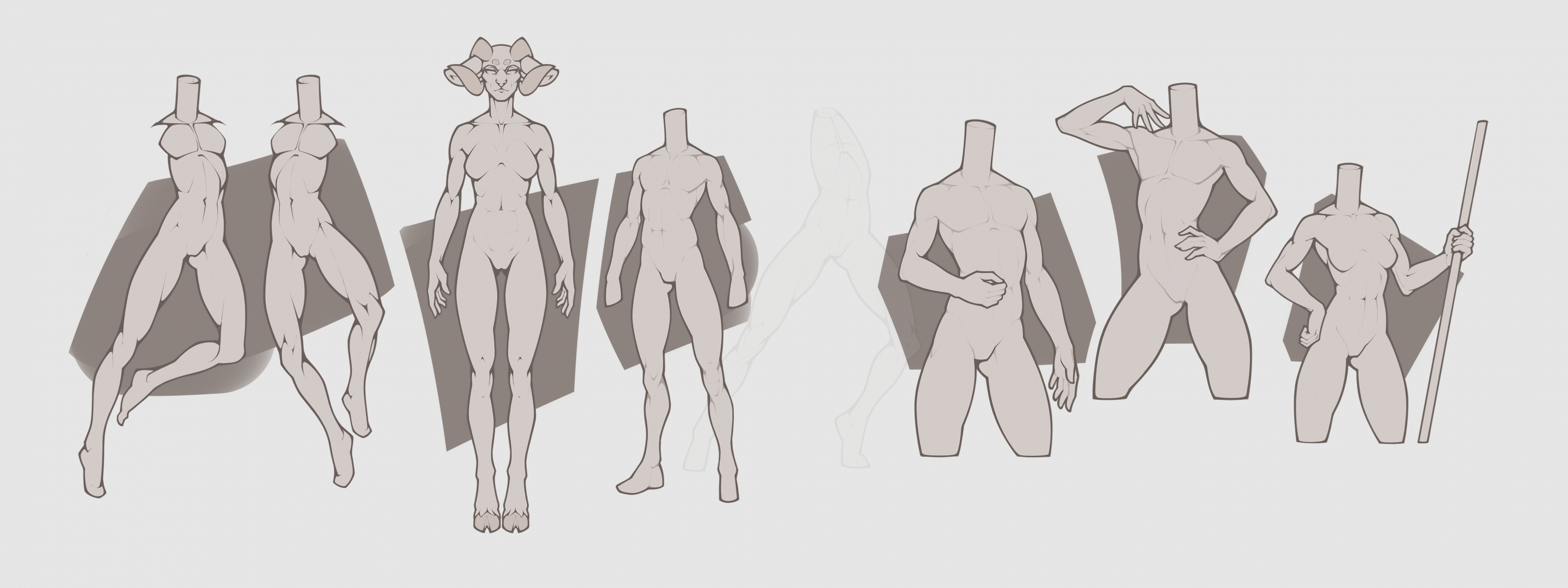 character poses study | Stable Diffusion