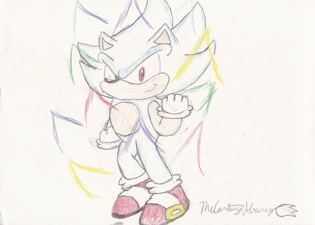 Darkspine Sonic in all his glory, Sonic the Hedgehog